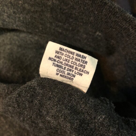 On The Byas Sweater Adult Size Medium Black Polyester/Cotton/Rayon - Picture 7 of 7